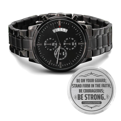 Be on Your Guard (1 Corinthians 1613 NIV) – Men's Watch